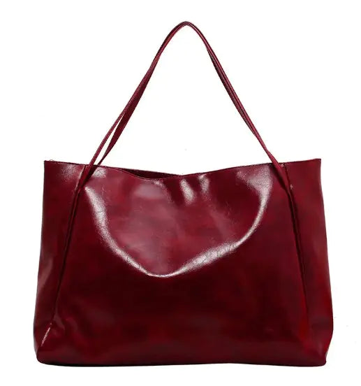 Leather Shoulder Handbag