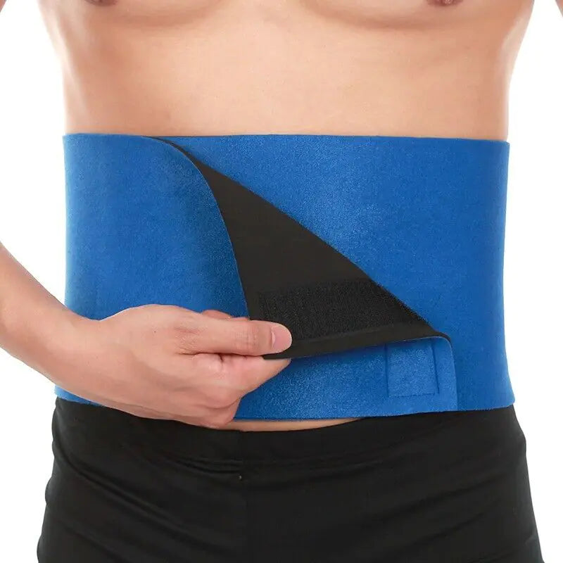 Waist Trimmer Belt Sweat Band Wrap Ab Stomach Weight Loss