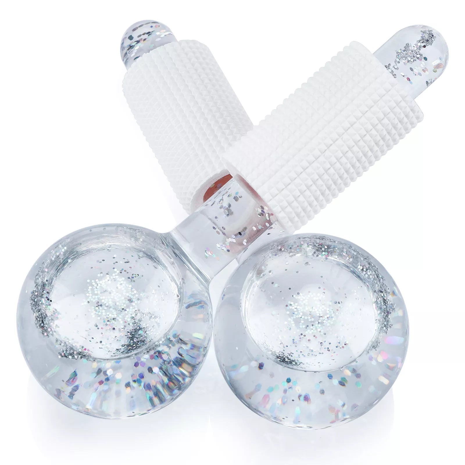 Crystal Roller Balls for Face and Eye Massage, Skin Care