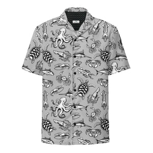 Night Dive Hawaiian Button Shirt