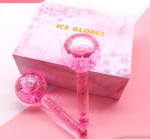 Crystal Roller Balls for Face and Eye Massage, Skin Care